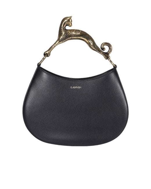 Lanvin Blue Logo Handbag