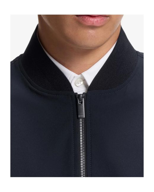 Boss Blue Slim-Fit Jacket for men