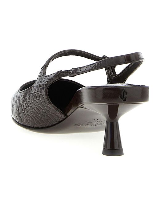 Jimmy Choo Black Didi 45 Slingback Pumps