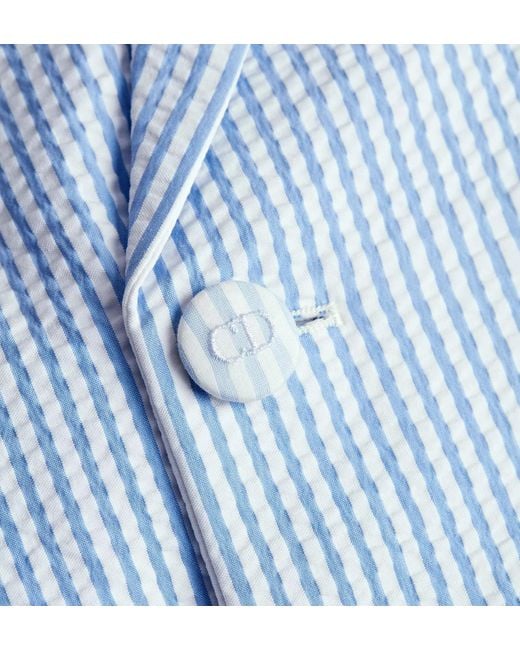 Dior Blue Iviera Fitted Jacket