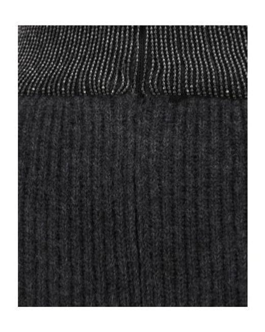 Brunello Cucinelli Black Short-Sleeved Ribbed Top