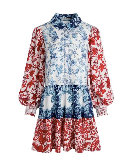 Alice + Olivia Red Paulie Dress