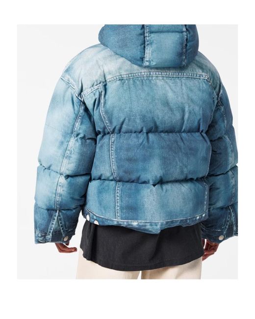 Acne Blue Omenta Bomber Jacket