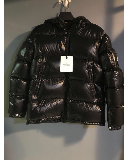 Moncler Black Ecrins Padded Zip-Up Jacket for men