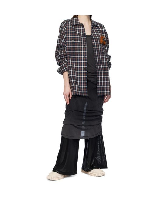 Doublet Black Layered Dress