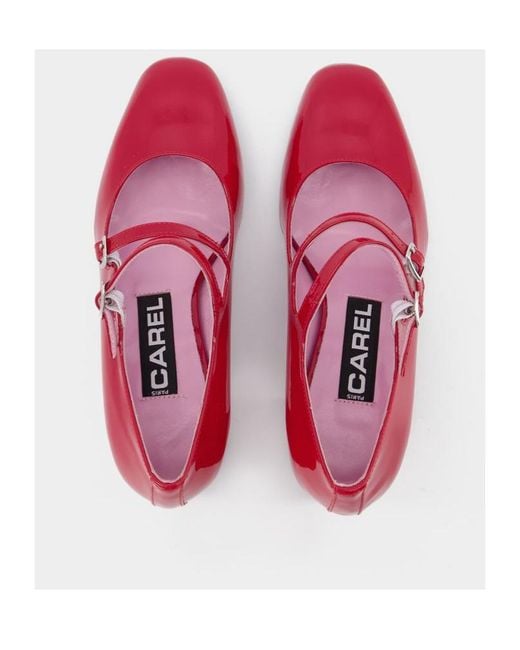 CAREL PARIS Red Logo High Heels