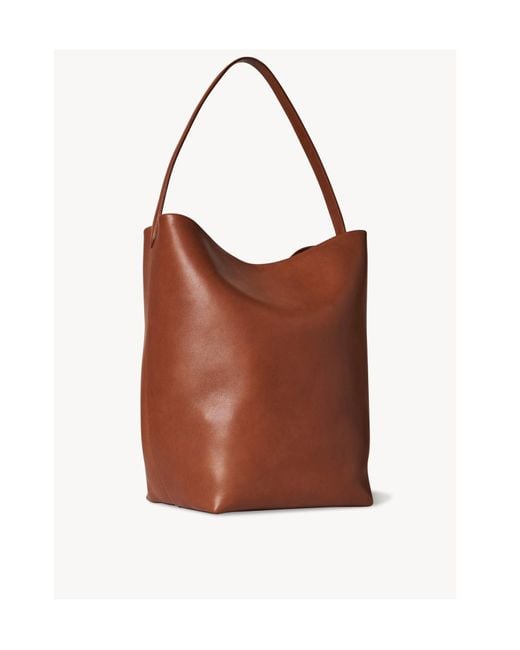 The Row Brown Large N/S Park Tote Bag