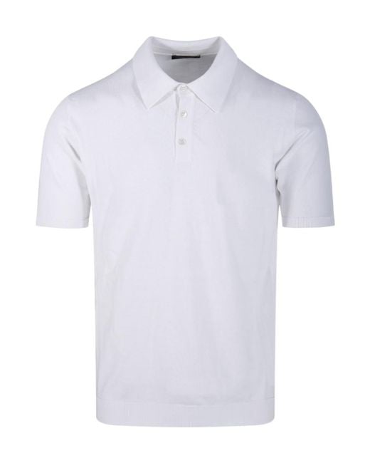Roberto Collina White Polo T-Shirt for men