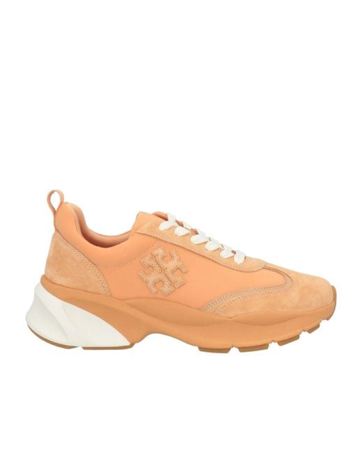 Tory Burch Pink Low-Top Casual Sneakers