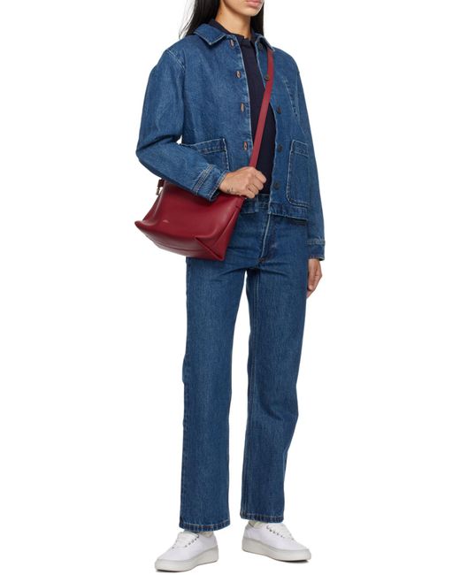 A.P.C. Blue Relaxed Straight-Leg Jeans