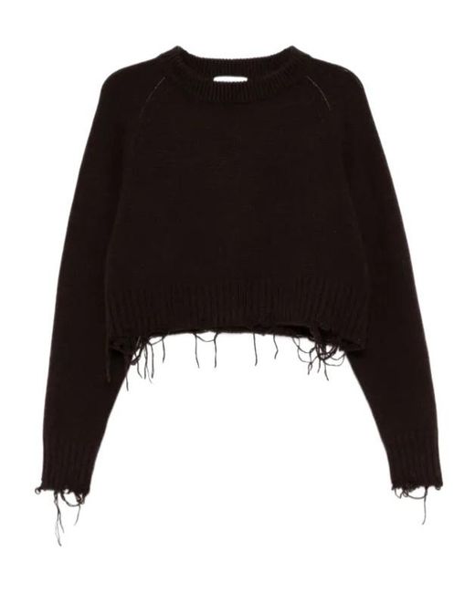 Low Classic Black Ribbed Jumper