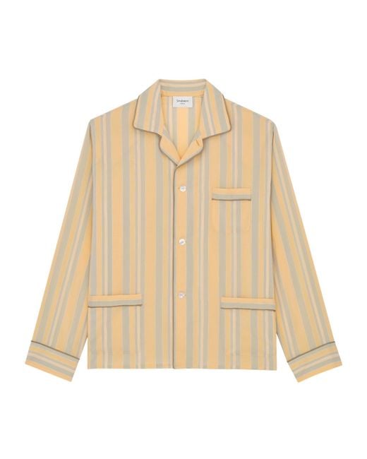 Saint Laurent Natural Pajama Top for men