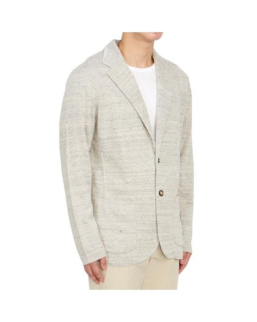 Lardini Gray Long-Sleeved Casual Jacket for men