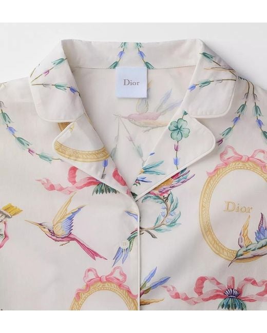 Dior White Qixi Belted Shirtdress