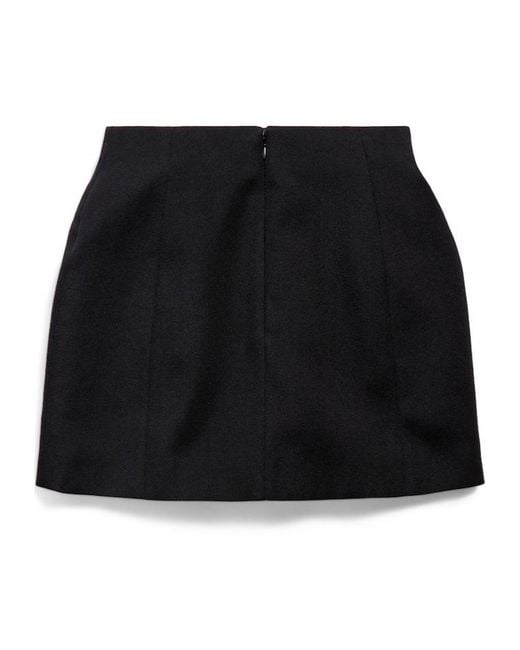 Balenciaga Black Hourglass Mini Skirt