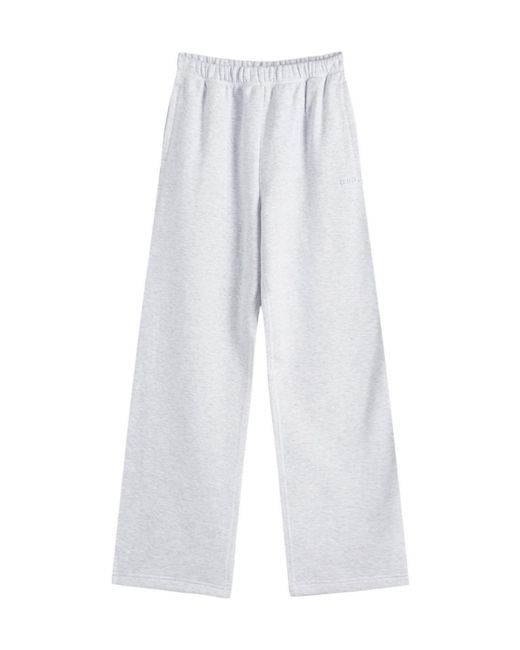 Skims White Elastic Waist Sweatpants