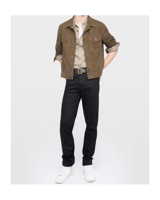 Zadig & Voltaire Green Long-Sleeved Casual Jacket for men