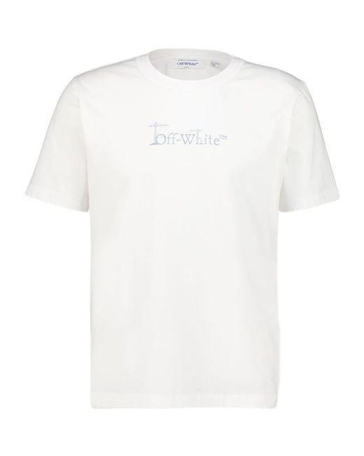 Off-White c/o Virgil Abloh White City Nature Cotton T-Shirt for men