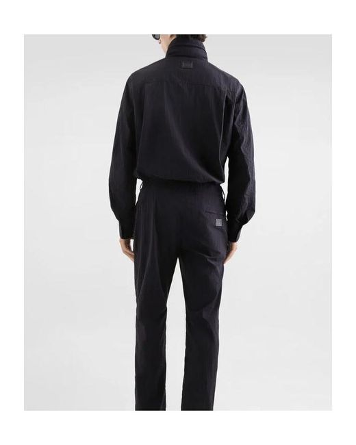 Dolce & Gabbana Blue Logo Patch Jacket for men