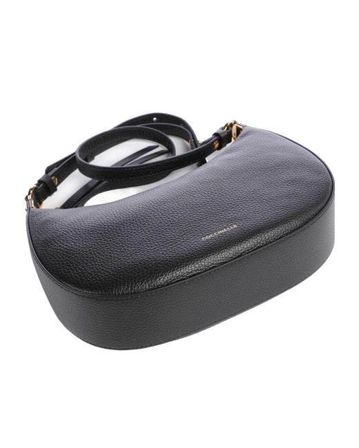 Coccinelle Black Fujiko Zip-Up Shoulder Bag