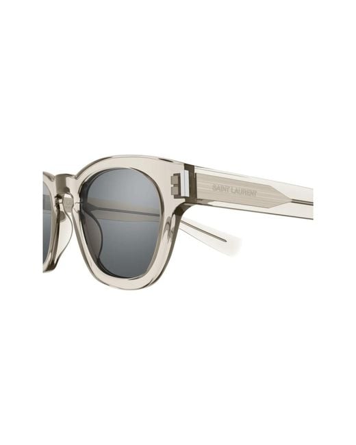 Saint Laurent White Eyewear Sl 746 Rectangular Sunglasses for men