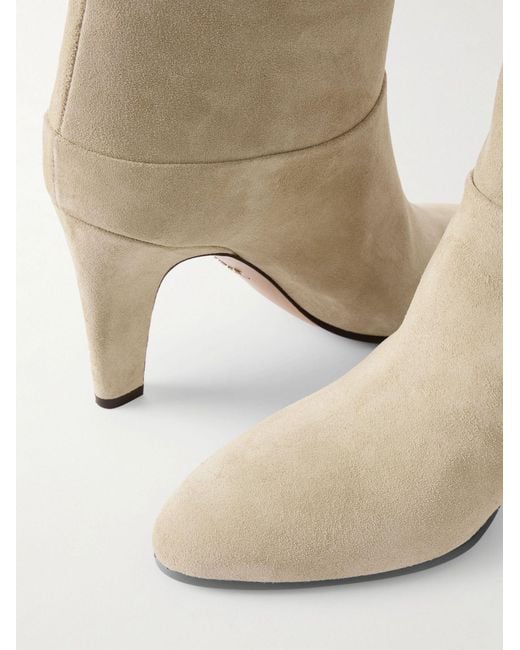 Chloé White Eve Over-The-Knee Boots