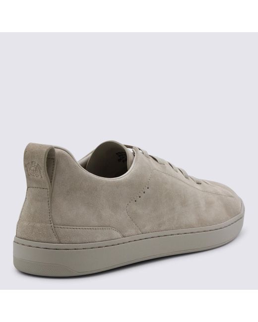 Church's Gray Round Toe Lace-Up Sneakers for men