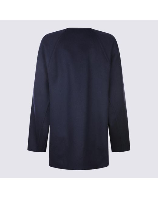 Bottega Veneta Blue V-Neck Buttoned Cardigan