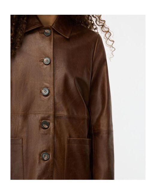iBlues Brown Leather Jacket