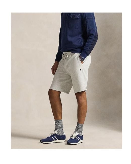 Polo Ralph Lauren Gray Ralph Lauren Drawstring Bermuda Shorts for men