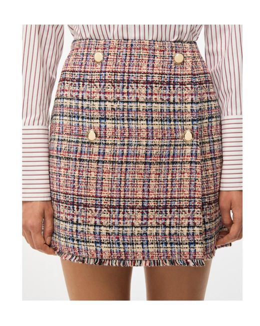 iBlues Red A-Line Skirt