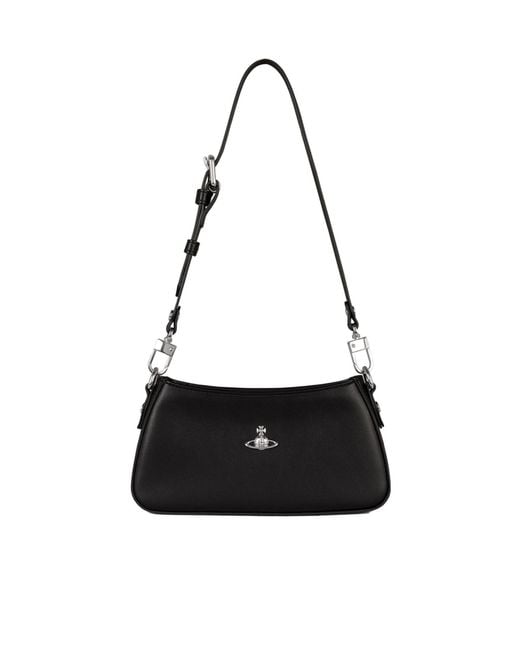Vivienne Westwood Black Tasha Shoulder Phone Bag