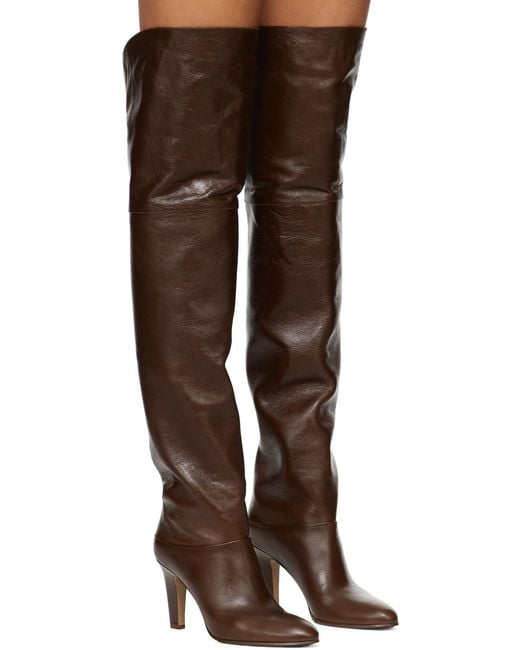 Chloé Brown Chloé Eve Thigh High Boots