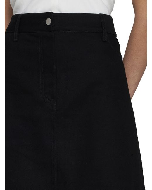 Studio Nicholson Black Baringo Denim Skirt