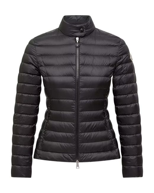 Moncler Black Igelle Zip-Up Short Padded Jacket