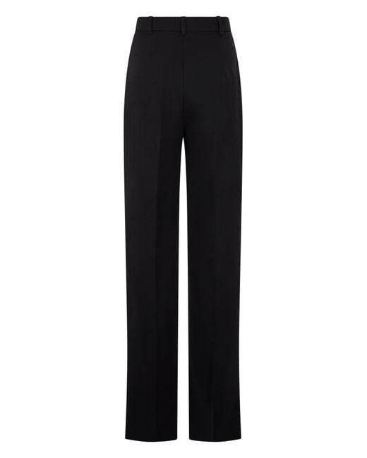 Max Mara Black Casual Trousers With Belt Loops