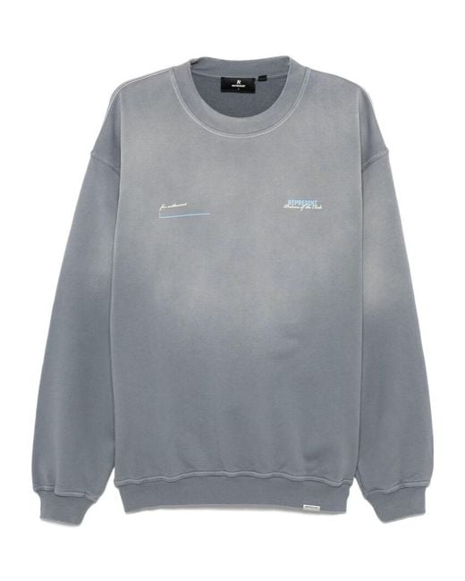 Represent Gray Crew Neck Sweater for men