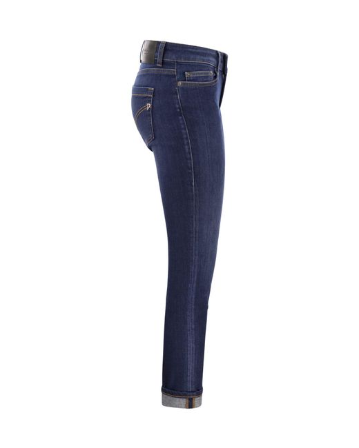 Dondup Blue Monroe Skinny Jeans