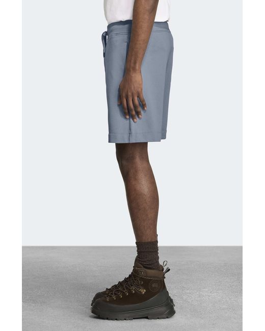 Canada Goose Blue Drawstring Bermuda Shorts for men