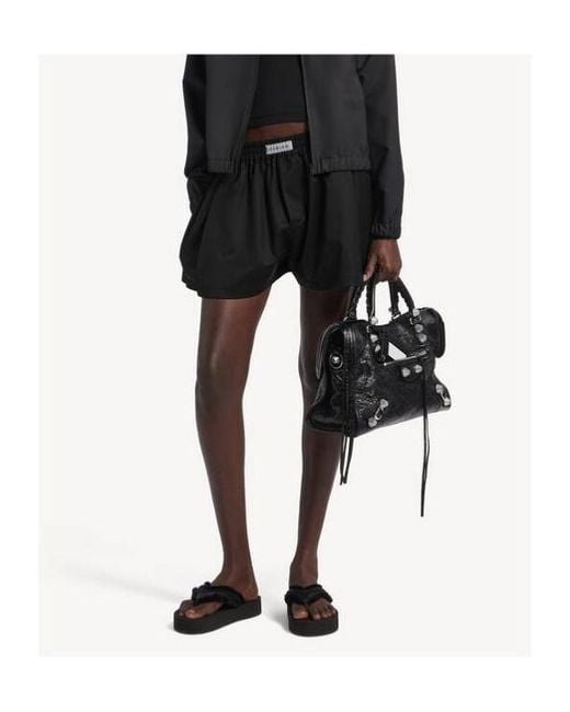 Balenciaga Black A-Line Boxer Shorts