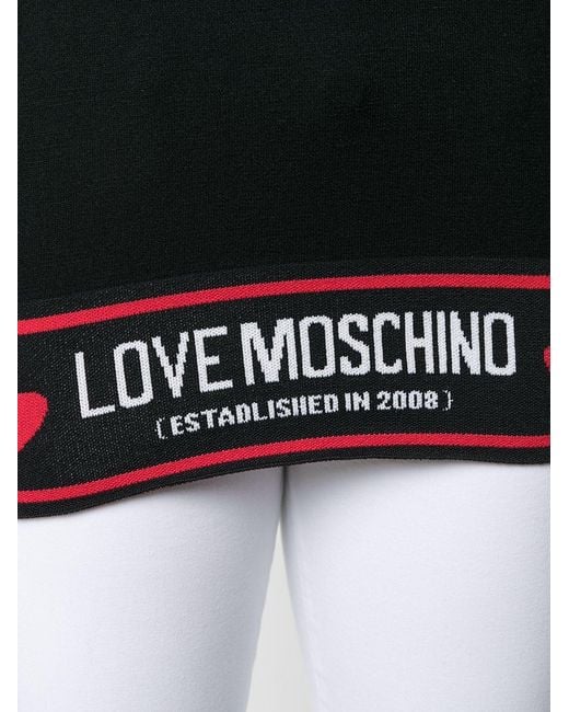 Moschino Black Logo Detail Pullover