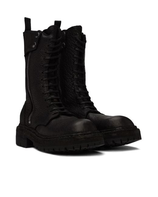 Guidi Black X Stylezeitgeist Lace-Up Boots for men
