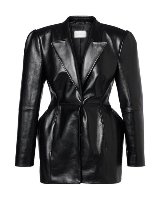Magda Butrym Black Long-Sleeved Suit Jacket