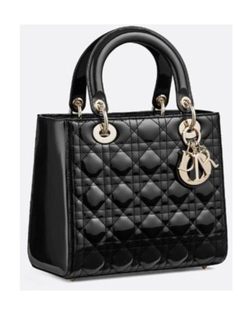 Dior Black Medium Lady Bag