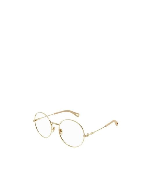 Chloé White Logo Flat Mirror