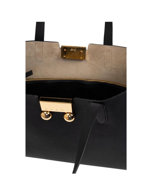 Marni Black Medium Trunkaroo Tote Bag