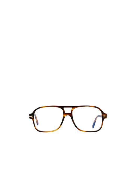 Tom Ford Multicolor Eyewear Pilot Frame Glasses for men