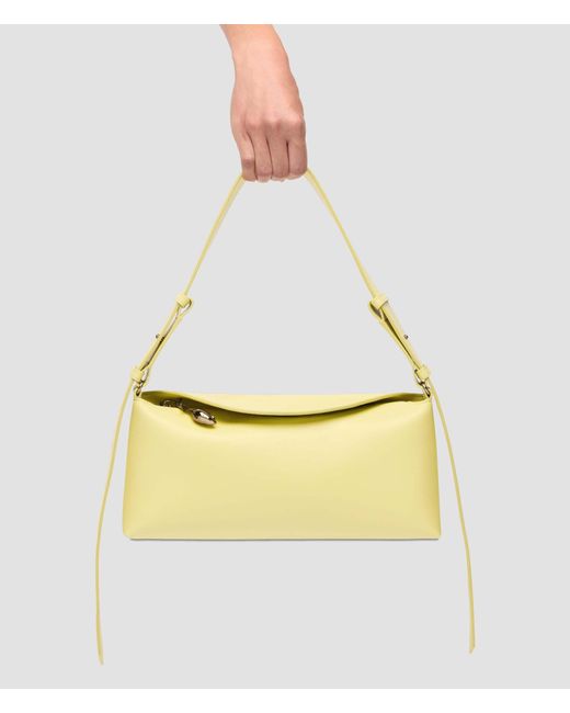 Erdem Metallic East West Bloom Shoulder Bag