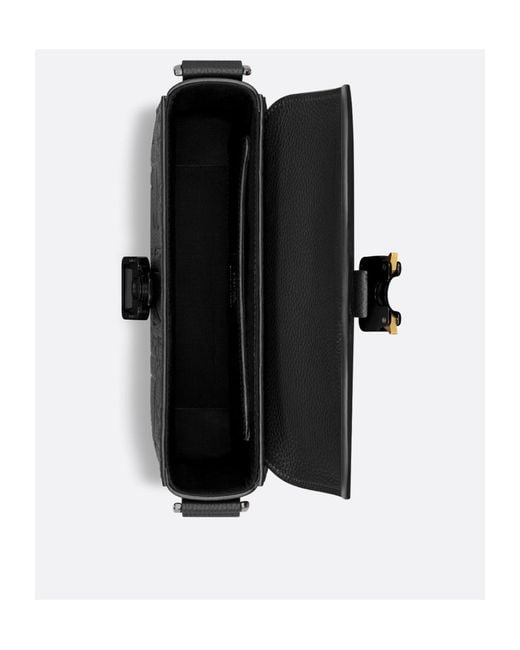Dior Black Small Saddle Messenger Bag With Flap for men