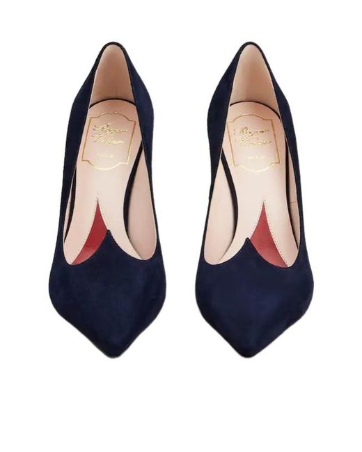 Roger Vivier Blue I Love Vivier Pumps